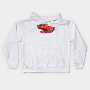 1957 Chevrolet Bel Air 2 Door Hardtop Kids Hoodie